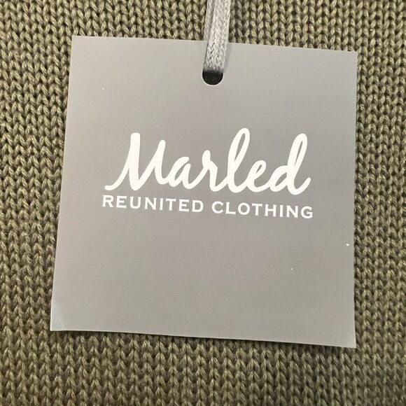 NWT Marled size S burnt olive color duster cardigan - Picture 2 of 7